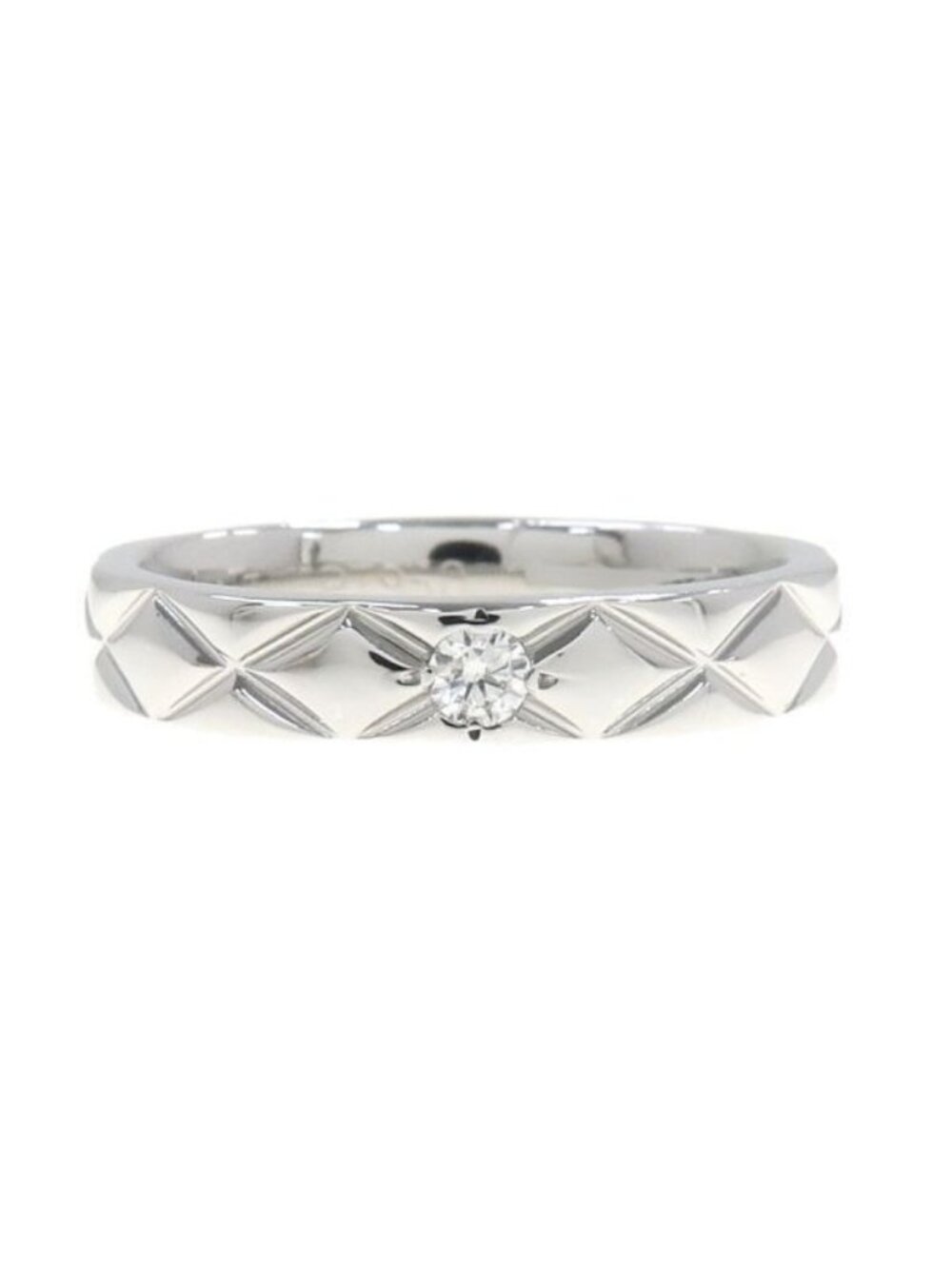 Chanel Quilted Ring Diamond